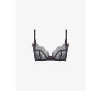 Agent Provocateur Womens Agent Provocateur Lorna Bow-Embellished Lace Bra Black 36E