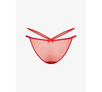 Agent Provocateur Womens Agent Provocateur Nicki Tulle Tanga Briefs Red L