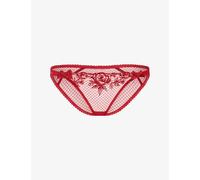 Agent Provocateur Womens Agent Provocateur Rosia Lace Briefs Burgundy L