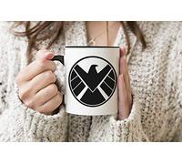 Agents of S H I E L D Shield Cool Logo Black Handle Mug Coffee Tea Mug 312ml Cup