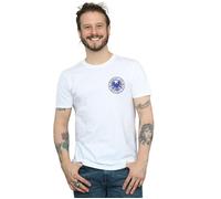 Agents Of SHIELD Breast Print T-Shirt Marvel White S