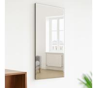 Agenzia 14 Art Deco Bevelled Frameless Wall Mirror Panel in Silver | Size: Large Agenzia 14 Silver Large