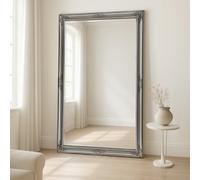 Agenzia 14 Extra Large Antique Silver Ornate Leaner Wall Mirror