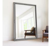 Agenzia 14 Extra Large Antique Silver Ornate Leaner Wall Mirror | Size: XL Agenzia 14 Silver XL