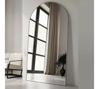Agenzia 14 Modern Silver Metal Archtop Full Length Mirror 200Cm X 100Cm