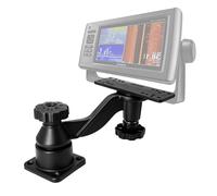 AGEofDMS Heavy-Duty Aluminum Fishfinder Mount for 7-12+ Inch Screens, with Reinforced Arm, Compatible with Garmin, Lowrance, Humminbird, Raymarine