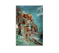 AGEUWRRGGH Boney-M Poster Canvas Cover Wall Art Aesthetic Poster Modern Art Painting for Rooms 08x12inch(20x30cm) Unframe-style