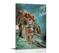 AGEUWRRGGH Boney-M Poster Canvas Cover Wall Art Aesthetic Poster Modern Art Painting for Rooms 16x24inch(40x60cm) Frame-style