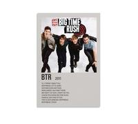 AGEUWRRGGH BTR by Big Time Rush Poster Canvas Cover Wall Art Aesthetic Poster Modern Art Painting for Rooms 08x12inch(20x30cm) Unframe-style
