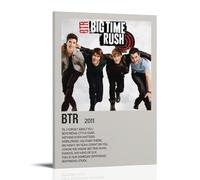 AGEUWRRGGH BTR by Big Time Rush Poster Canvas Cover Wall Art Aesthetic Poster Modern Art Painting for Rooms 24x36inch(60x90cm) Frame-style