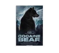 AGEUWRRGGH Cocaine Bear Poster Canvas Cover Wall Art Aesthetic Poster Modern Art Painting for Rooms 20x30inch(50x75cm) Unframe-style