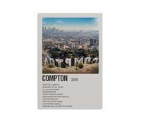 AGEUWRRGGH Compton by Dr. Dre Poster Canvas Cover Wall Art Aesthetic Poster Modern Art Painting for Rooms 08x12inch(20x30cm) Unframe-style