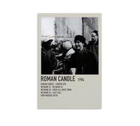 AGEUWRRGGH Elliott Smith Roman Candle Poster Canvas Cover Wall Art Aesthetic Poster Modern Art Painting for Rooms 20x30inch(50x75cm) Unframe-style