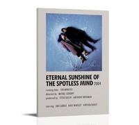 AGEUWRRGGH Eternal Sunshine of The Spotless Mind Poster Canvas Cover Wall Art Aesthetic Poster Modern Art Painting for Rooms 12x18inch(30x45cm) Frame-style