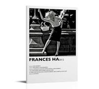 AGEUWRRGGH Frances Ha Poster Canvas Cover Wall Art Aesthetic Poster Modern Art Painting for Rooms 08x12inch(20x30cm) Frame-style