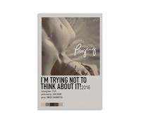 AGEUWRRGGH I'm Trying Not To Think About It! - Jude Grant Poster Canvas Cover Wall Art Aesthetic Poster Modern Art Painting for Rooms 24x36inch(60x90cm) Unframe-style