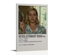 AGEUWRRGGH Revolutionary Road Poster Canvas Cover Wall Art Aesthetic Poster Modern Art Painting for Rooms 12x18inch(30x45cm) Frame-style