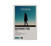 AGEUWRRGGH The Chain Gang of 1974 Album Wayward Fire Poster Canvas Cover Wall Art Aesthetic Poster Modern Art Painting for Rooms 16x24inch(40x60cm) Unframe-style