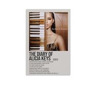 AGEUWRRGGH The Diary Of Alicia Keys by Alicia Keys Poster Canvas Cover Wall Art Aesthetic Poster Modern Art Painting for Rooms 20x30inch(50x75cm) Unframe-style