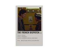 AGEUWRRGGH The French Dispatch Poster Canvas Cover Wall Art Aesthetic Poster Modern Art Painting for Rooms 16x24inch(40x60cm) Unframe-style