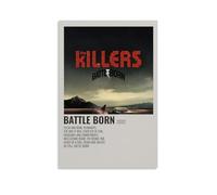 AGEUWRRGGH The Killers Battle Born Poster Canvas Cover Wall Art Aesthetic Poster Modern Art Painting for Rooms 08x12inch(20x30cm) Unframe-style
