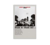 AGEUWRRGGH The Kooks Inside In Inside Out Poster Canvas Cover Wall Art Aesthetic Poster Modern Art Painting for Rooms 08x12inch(20x30cm) Unframe-style