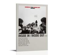 AGEUWRRGGH The Kooks Inside In Inside Out Poster Canvas Cover Wall Art Aesthetic Poster Modern Art Painting for Rooms 20x30inch(50x75cm) Frame-style
