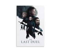 AGEUWRRGGH The Last Duel Poster Canvas Cover Wall Art Aesthetic Poster Modern Art Painting for Rooms 08x12inch(20x30cm) Unframe-style