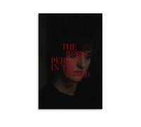 AGEUWRRGGH The Worst Person in The World Poster Canvas Cover Wall Art Aesthetic Poster Modern Art Painting for Rooms 24x36inch(60x90cm) Unframe-style