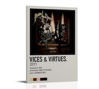AGEUWRRGGH Vices & Virtues - Panic! At The Disco Poster Canvas Cover Wall Art Aesthetic Poster Modern Art Painting for Rooms 20x30inch(50x75cm) Frame-style
