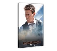 AGEWE Mission Impossible - Dead Reckoning Part One Movie Poster Canvas Poster Bedroom Decor Landscape Office Room Decor Gift 08x12inch(20x30cm)