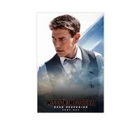 AGEWE Mission Impossible - Dead Reckoning Part One Movie Poster Canvas Poster Wall Art Decor Print Picture Paintings for Living Room Bedroom Decoration 08x12inch(20x30cm)