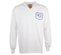 AGF Aarhus Men's Mens Retro Football Shirt in White | Size: Medium AGF Aarhus White M