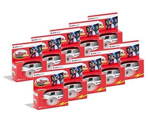 Agfa ag601020 - 10 AgfaPhoto LeBox 400 Disposable Camera with Flash (Pack of 10)
