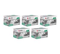 Agfa APX 400 Black & White Film 35mm 36exp 5 Pack