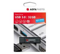 Agfa Photo 32Gb USB Flash Drive USB 3.0 in black Memory Stick (UK Stock ) BNIP