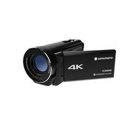 Agfaphoto - Camcorder - Realimove CC4000W - 4K, 3" Articulating IPS LCD Screen, 18X Digital Zoom, 5M Waterproof, Electronic Image Stabilization, Lithium Battery - Black