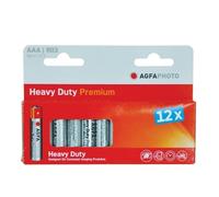 AGFA PHOTO AAA Zinc Chloride Battery. Pack of 12.