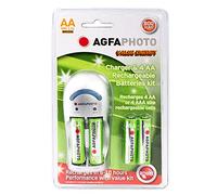 AGFA Photo Battery Charger Plus Batteries 4 AA