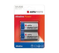 AGFA PHOTO et pile alcaline D sous Blister de 2 pièces.