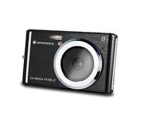 AGFA PHOTO Realishot DC5500 - Compact Digital Camera, 24 MP, 2.4" LCD Screen, 8x Digital Zoom, 720p HD Video, External SD Memory, Lithium Battery - Black