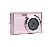 AGFA PHOTO Realishot DC5500 - Compact Digital Camera, 24 MP, 2.4" LCD Screen, 8x Digital Zoom, 720p HD Video, External SD Memory, Lithium Battery - Pink