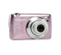 AGFA PHOTO Realishot DC8200 - Appareil Photo Numérique Compact Cam, 21MP, Vidéo Full HD, Ecran LCD 2.7'', Zoom Optique 8X, Batterie Lithium, Carte SD 16GB et Sacoche Incluse - Rose