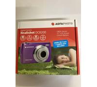 AGFA PHOTO Realishot DC8200 - Compact Digital Camera, 18MP, Full HD Video, 2.7'' LCD Screen, 8X Optical Zoom, Lithium Battery and 16GB SD Card - Purple