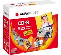 Agfaphoto 1 x 5 AgfaPhoto CD-R / 700 MB 52 x Speed Jewel Case