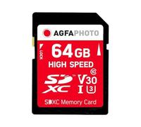 AgfaPhoto 64GB SDXC UHS-1 Class 10 Memory Card