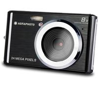 AGFA PHOTO Realishot DC5500 - Compact Digital Camera, 24 MP, 2.4" LCD Screen, 8x Digital Zoom, 720p HD Video, External SD Memory, Lithium Battery - Black