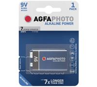 AgfaPhoto 6LR61 Battery Alkaline 9V Long Life for High Power Devices