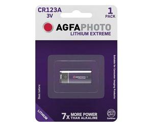 AgfaPhoto 70107 CR 123 A Lithium Button Cell Battery