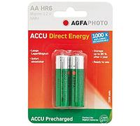 AgfaPhoto 70130 2100 mAh Accu NiMh Mignon AA Direct Energy Battery (Pack of 2)